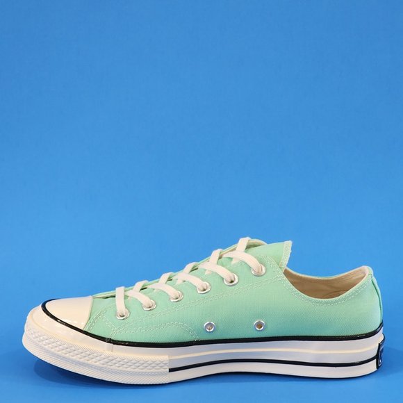 Converse Chuck 70 Low Ox Prism Green Canvas Unisex Sneakers A00750C NWT - Picture 3 of 6